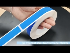 45um 1mil Tamper Proof Seal Security Sticker Silver Matte Semi Transfer Với lượng dư lượng cao