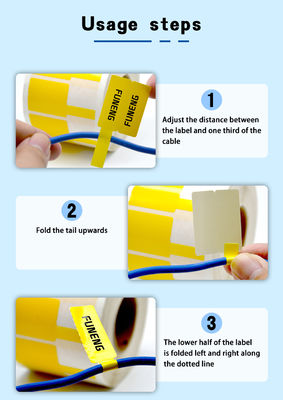 Custom A4 Cable Labels Waterproof Printable Stickers